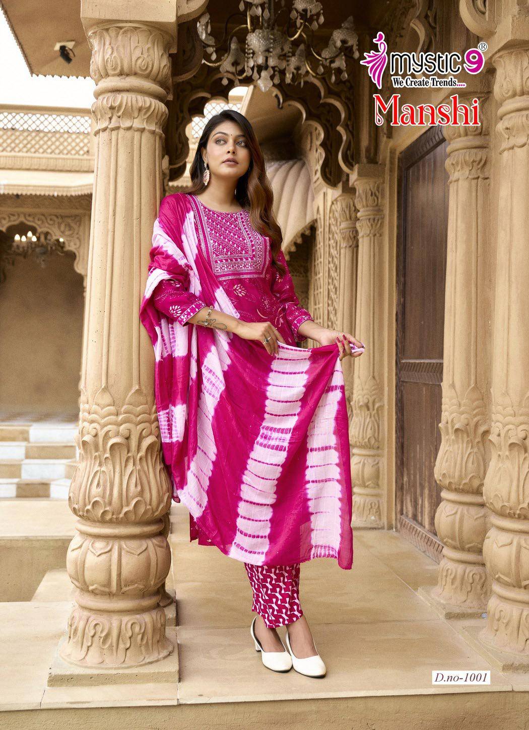 Mystic9 manshi vol 1 kurti ladies fashion wholesale